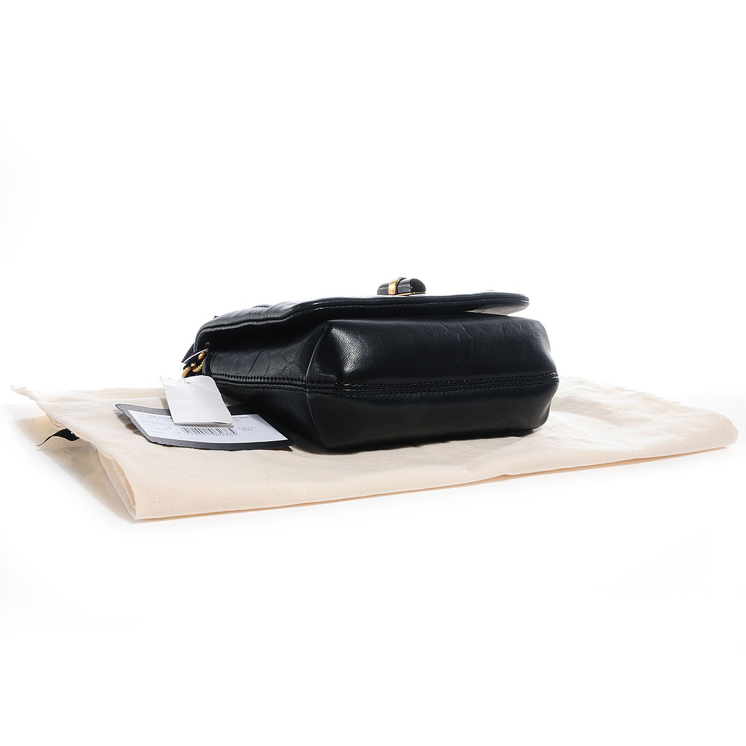 Lanvin Lambskin Happy Mini Pop Quilted Crossbody Black 4 of 8