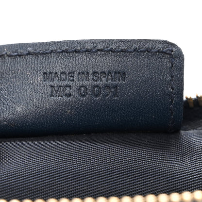 Christian Dior Monogram Mini Saddle Pochette Navy 7 of 13