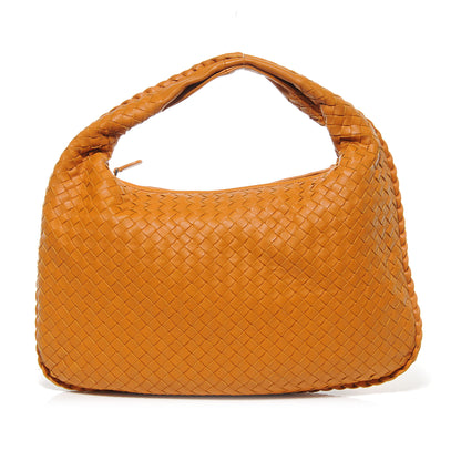 Bottega Veneta Nappa Intrecciato Medium Veneta Hobo Ochre 1 of 8