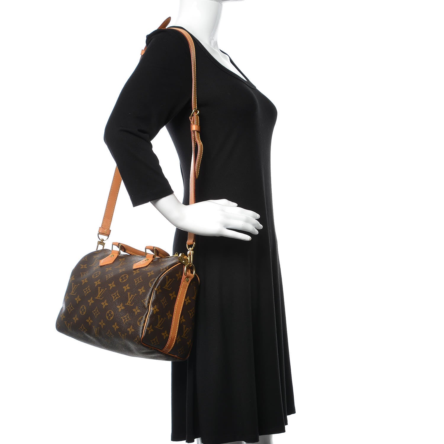 Louis Vuitton Monogram Speedy Bandouliere 25 2 of 13