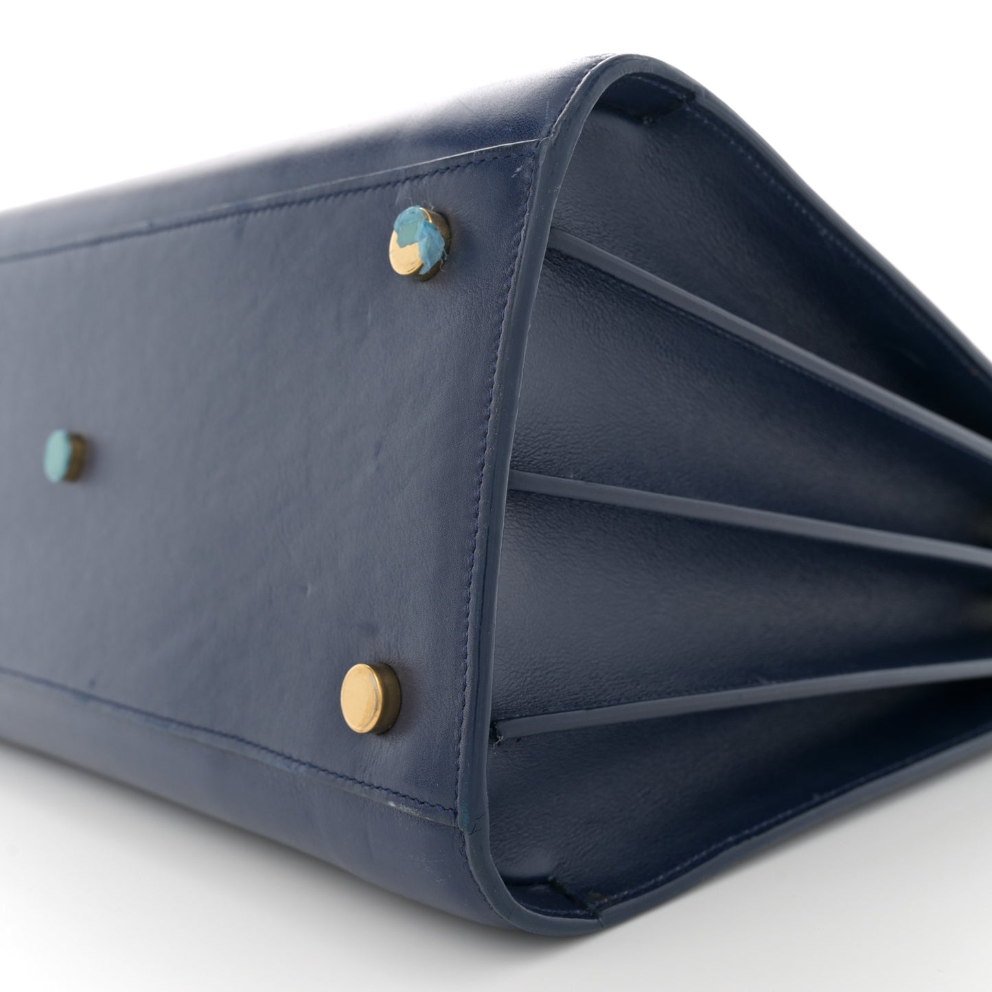 Calfskin Small Sac De Jour Blue Majorelle