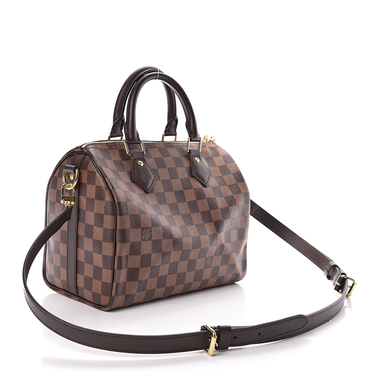 Louis Vuitton Damier Ebene Speedy Bandouliere 25 3 of 10