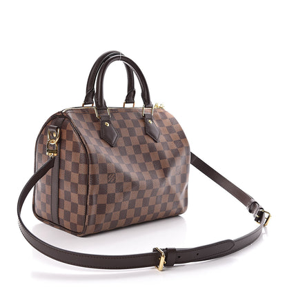 Louis Vuitton Damier Ebene Speedy Bandouliere 25 3 of 10