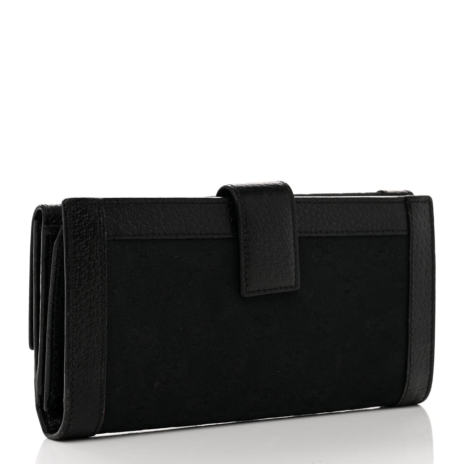 Gucci Monogram Continental Charmy Wallet Black 3 of 9