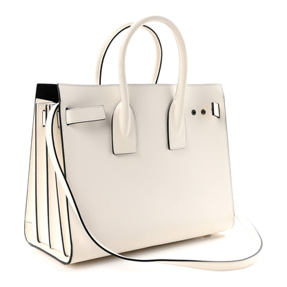 Saint Laurent Calfskin Small Sac De Jour Dove Porcellana Black 3 of 9