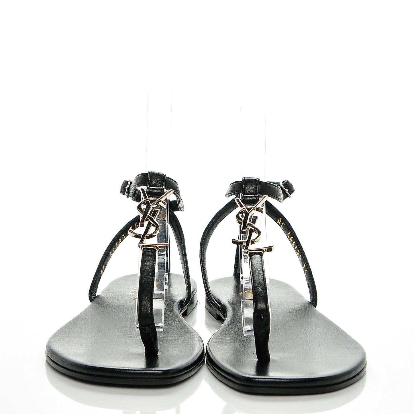 Calfskin Nu Pieds 05 Sandals 36 Black