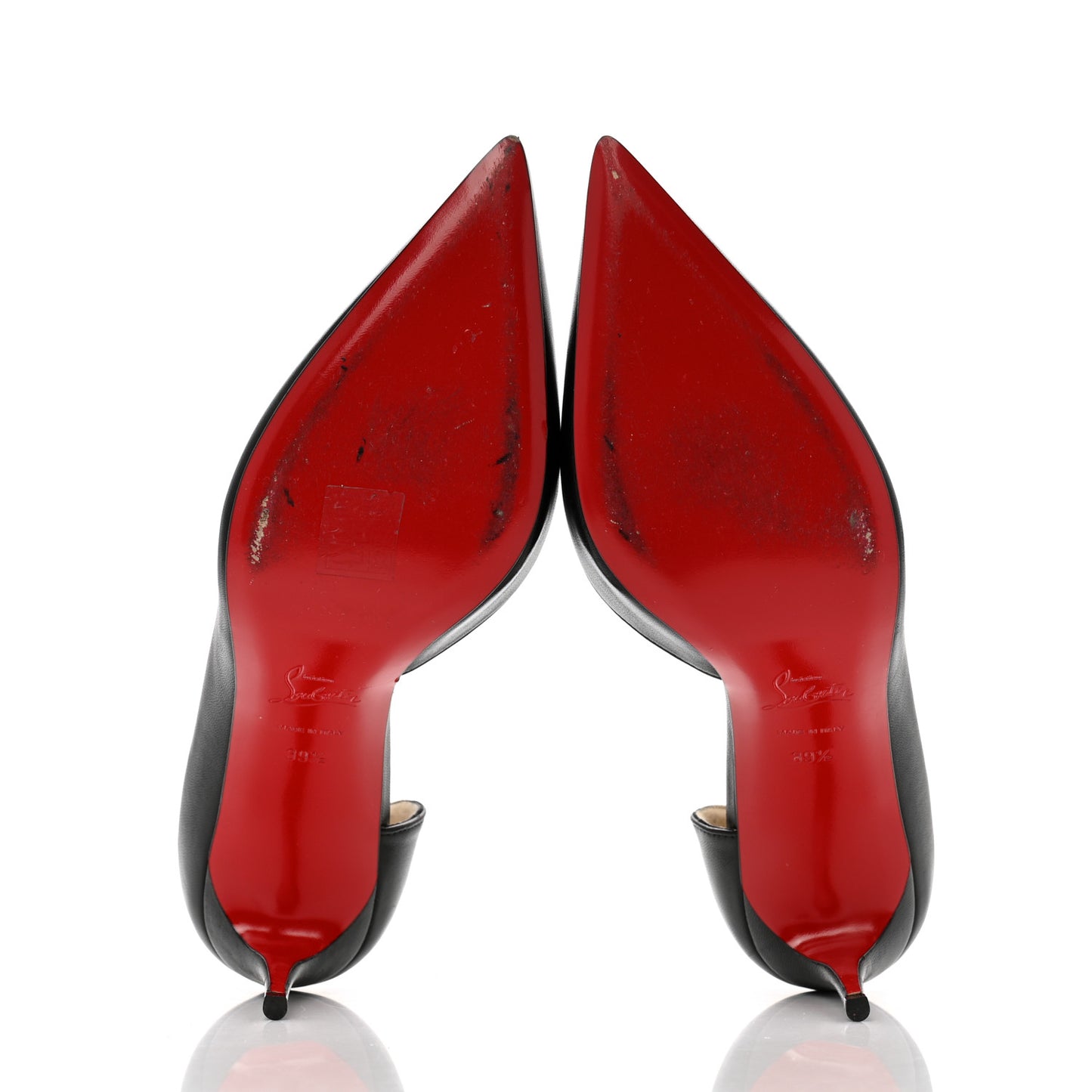 Shiny Nappa Iriza 85 Pumps 39.5 Black