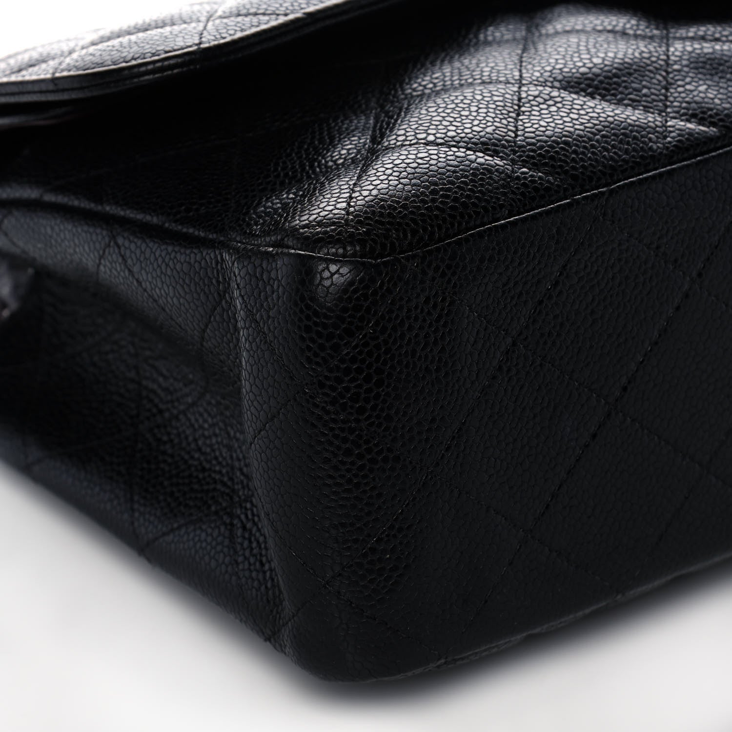 Chanel Caviar Quilted Jumbo Double Flap Black 5 of 10