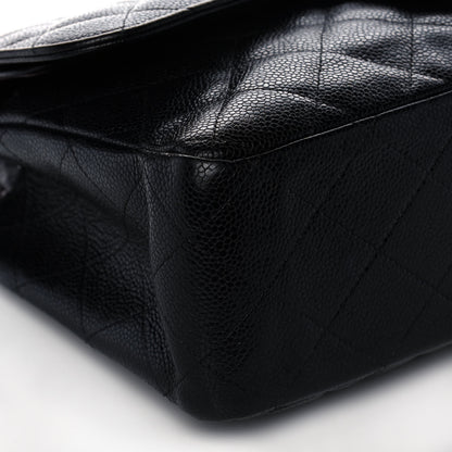 Chanel Caviar Quilted Jumbo Double Flap Black 5 of 10