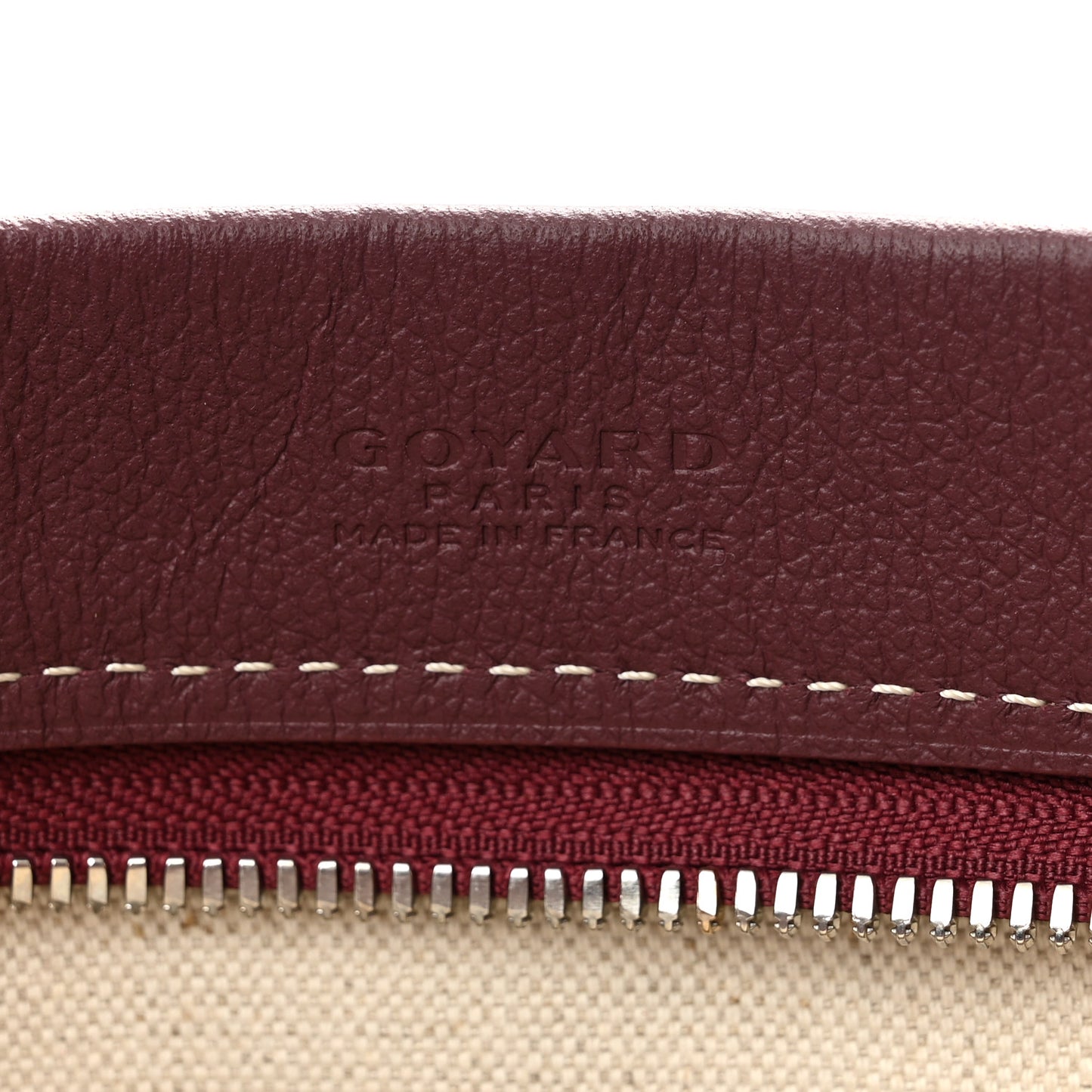 Goyardine Conti Pouch Burgundy