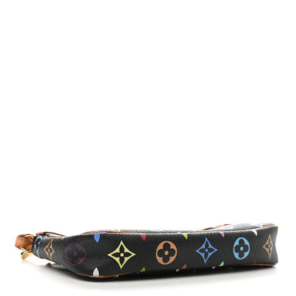 Louis Vuitton Monogram Multicolor Pochette Accessories Black 4 of 11