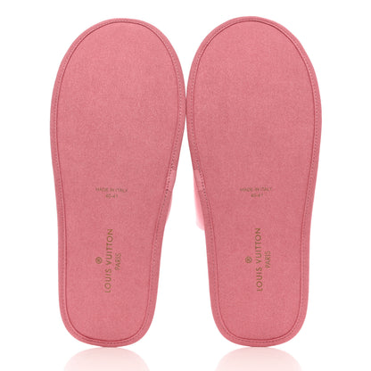 Louis Vuitton Satin LV Suite Flat Mule 40-41 Rose 6 of 8