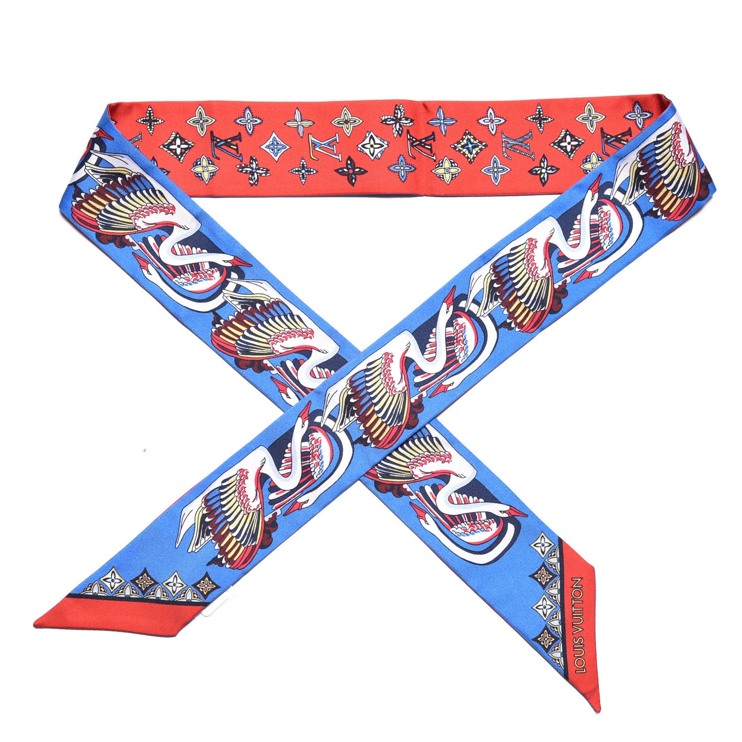 Silk Monogram Innocence BB Bandeau Blue