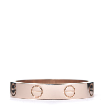 Cartier 18K Pink Gold 3.5mm LOVE Wedding Band Ring 55 7.25 2 of 4