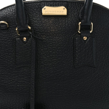 Burberry Heritage Grain Medium Orchard Bowling Bag Black 7 of 9