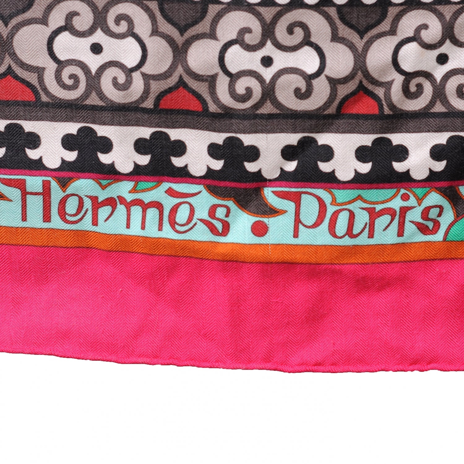 Hermes Cashmere Silk La Femme Aux Semelles de Vent Shawl 140 5 of 9