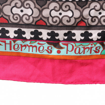 Hermes Cashmere Silk La Femme Aux Semelles de Vent Shawl 140 5 of 9