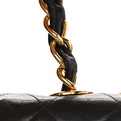 Chanel Lambskin Quilted XL Jumbo Single Flap Black 31 of 33