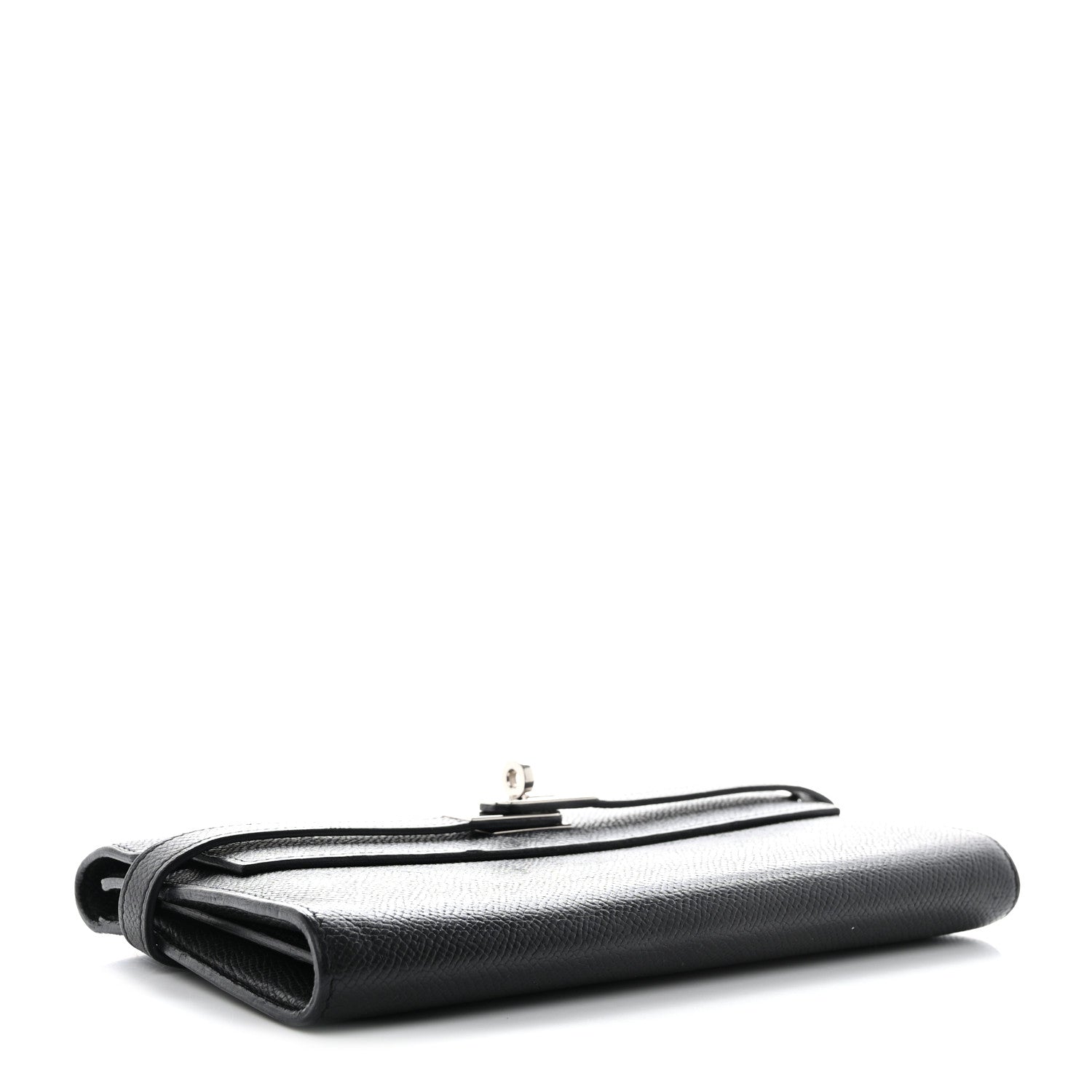 Hermes Epsom Kelly Longue Wallet Black 4 of 9