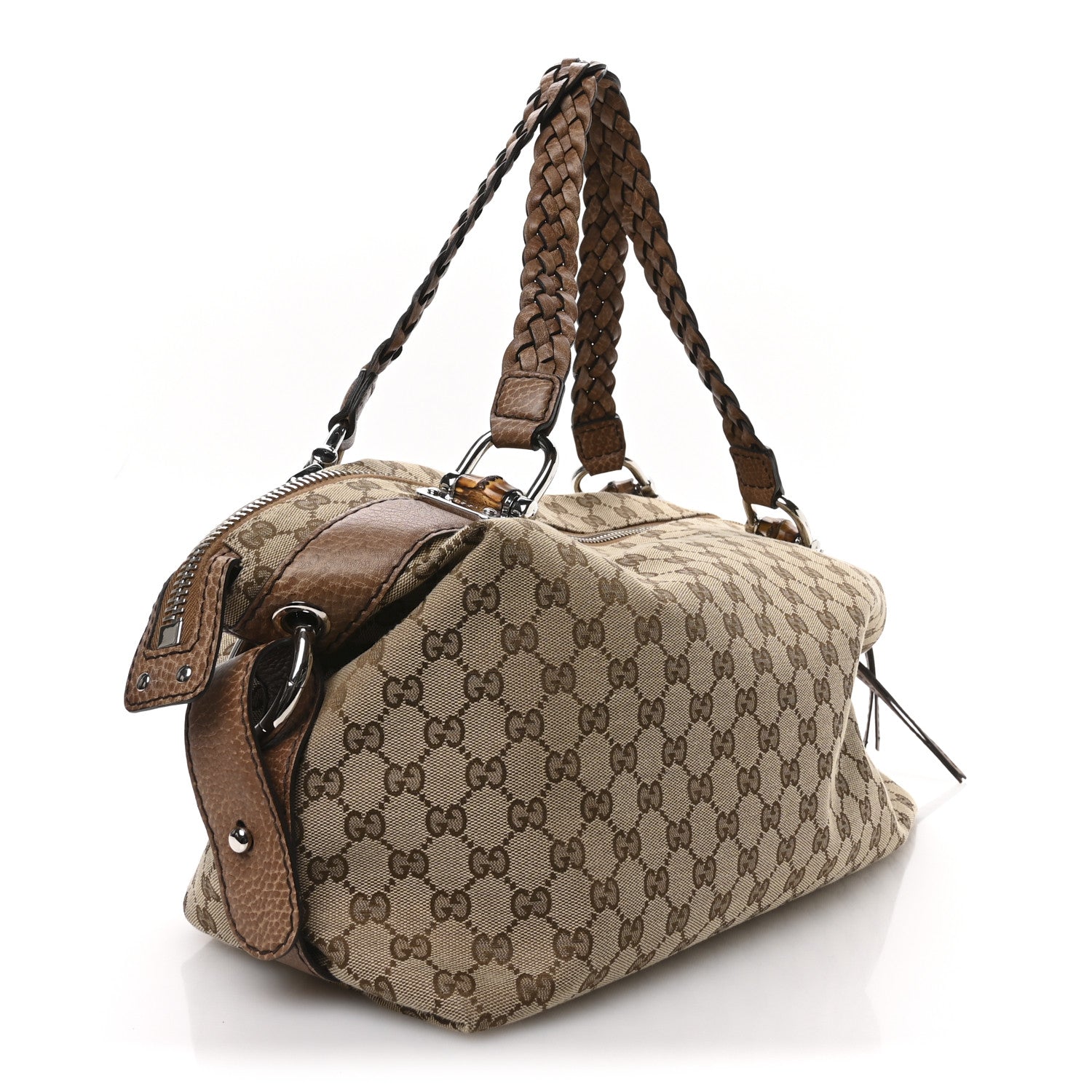 GUCCI ハラコ　ショルダーバッグ グッチ GUCCI ショルダーバッグ レディース GGスプリーム 499621 K05NG