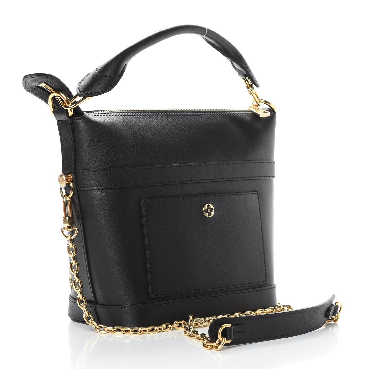 Louis Vuitton Calfskin Monogram Cruiser PM Black 4 of 12