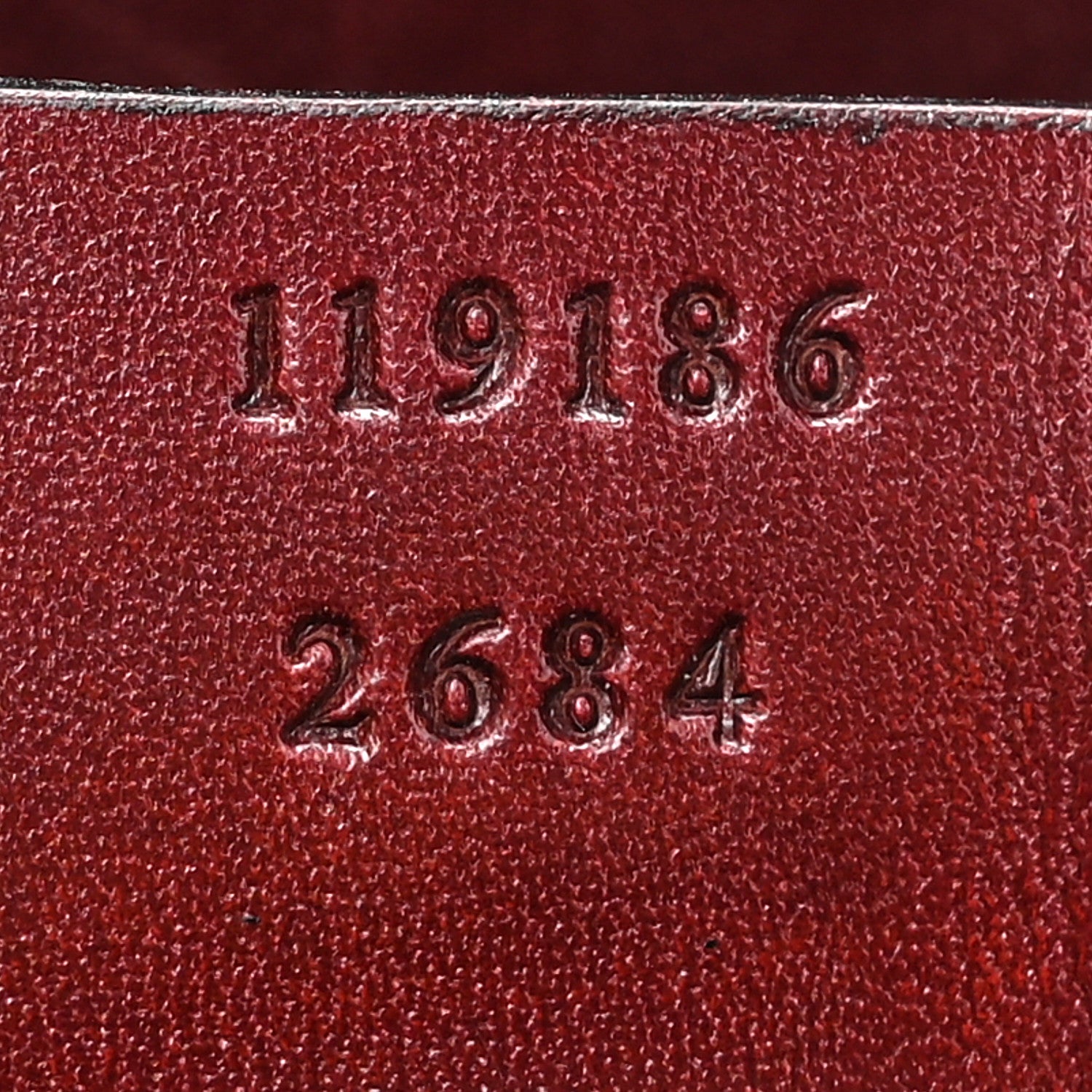 Gucci Monogram Studded Horsebit Clutch Bordeaux 7 of 14