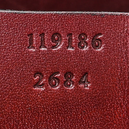 Gucci Monogram Studded Horsebit Clutch Bordeaux 7 of 14