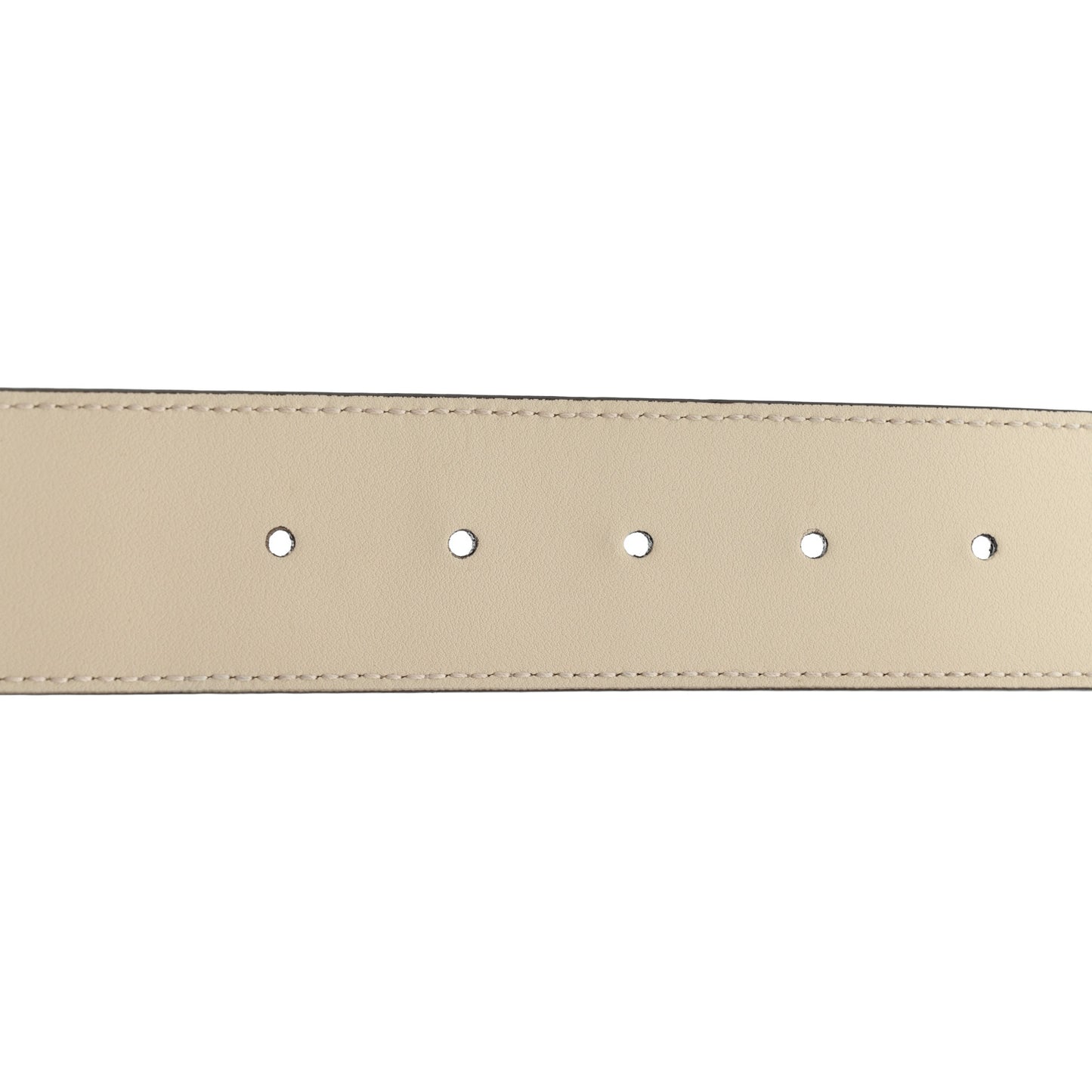Calfskin Double G 40mm Belt 100 40 Mystic White