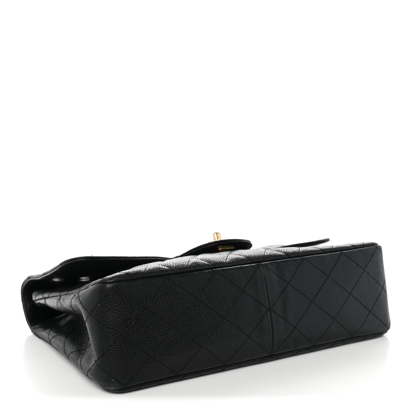 Caviar Quilted Jumbo Single Flap Black