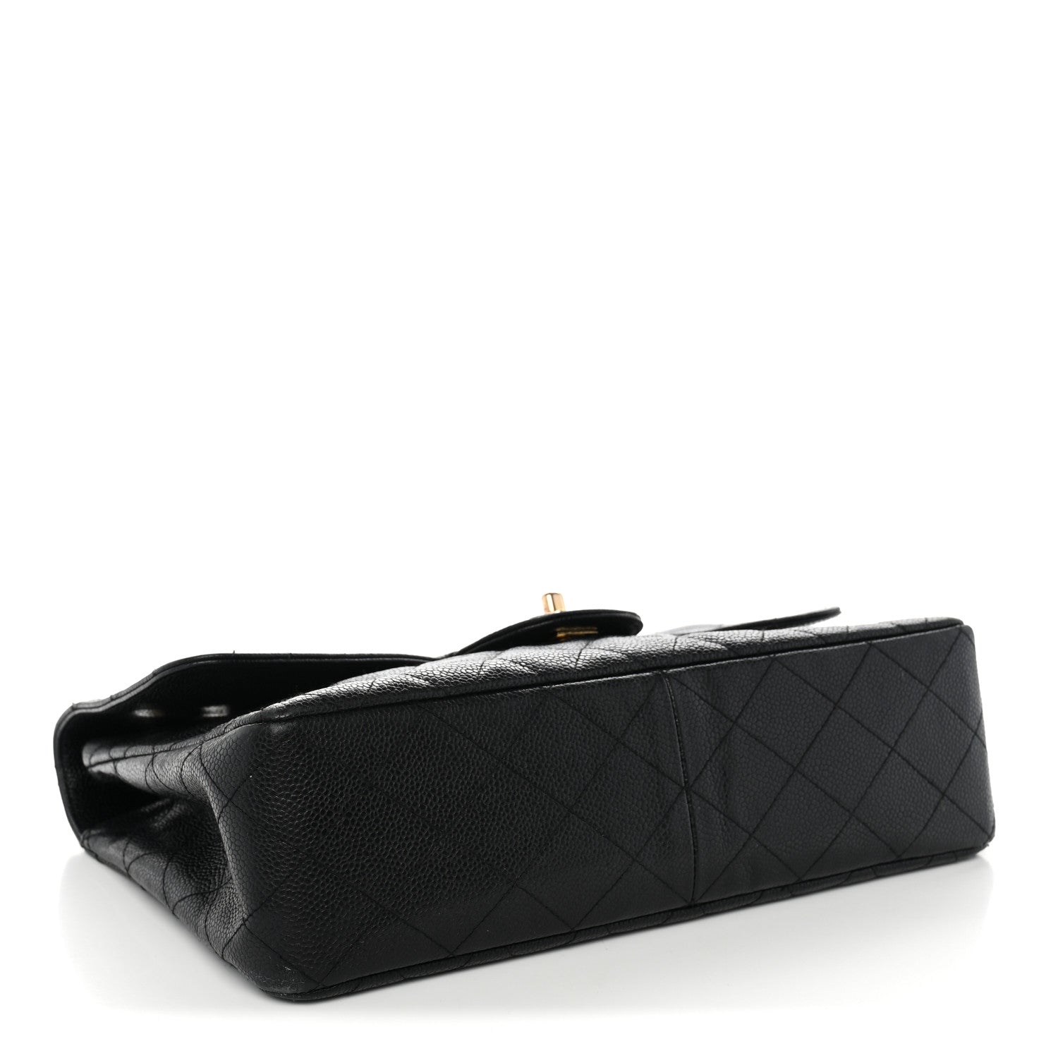 Chanel Caviar Quilted Jumbo Single Flap Black 4 of 13