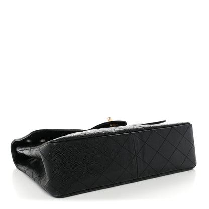 Chanel Caviar Quilted Jumbo Single Flap Black 4 of 13