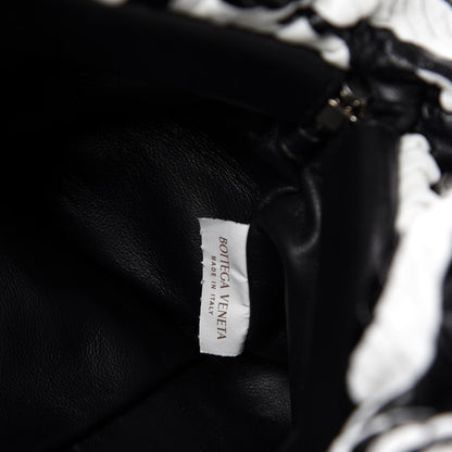 Bottega Veneta Nappa Zebra Print The Pouch Chain White Black 9 of 11
