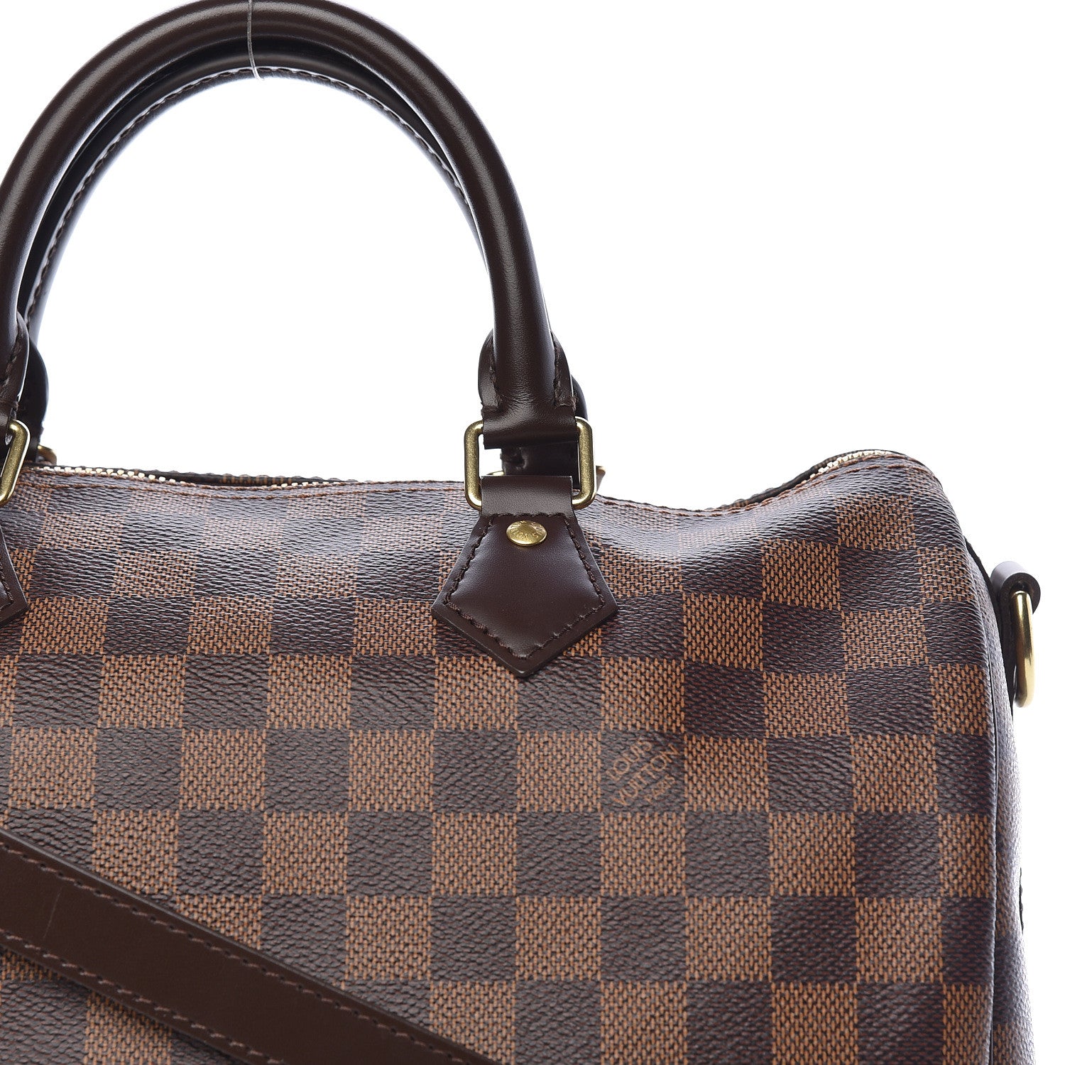Louis Vuitton Damier Ebene Speedy Bandouliere 30 9 of 12