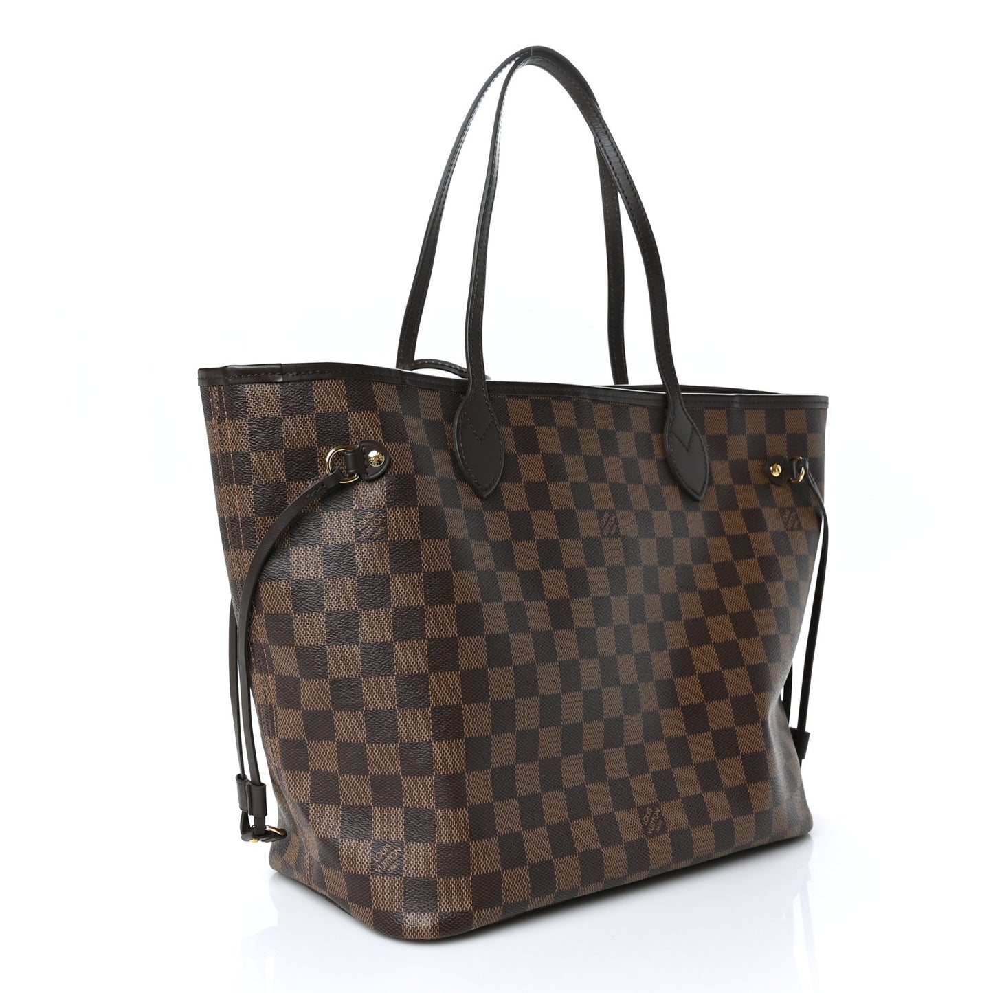 Damier Ebene Neo Neverfull MM Rose Ballerine