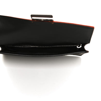 Fendi Glazed Fabric Cotton Vitello King Aura FF 1974 Baguette Belt Pouch Tobacco Moro Goji Ghianda 7 of 12