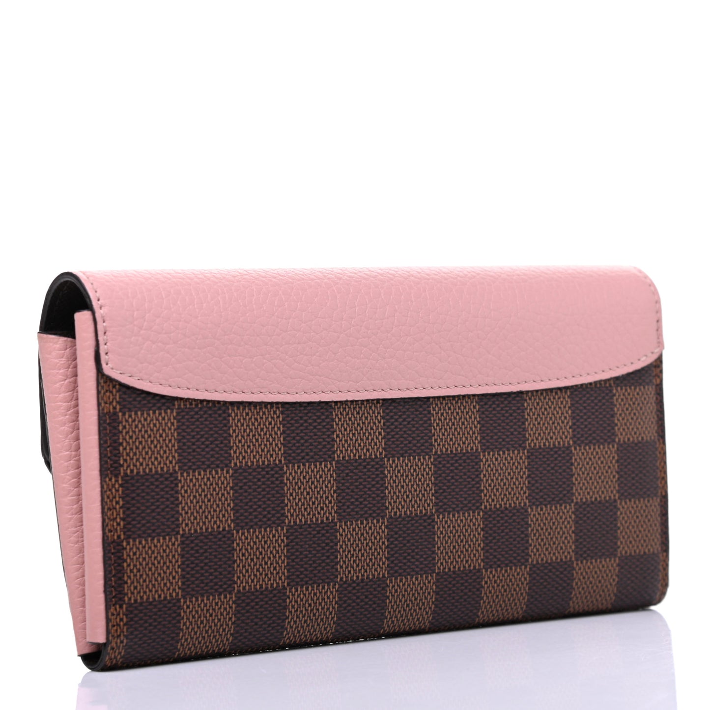 Damier Ebene Normandy Wallet Rose Ballerine