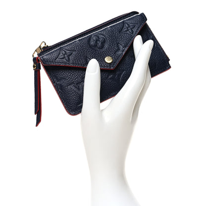 Louis Vuitton Empreinte Recto Verso Card Holder Marine Rouge 2 of 8