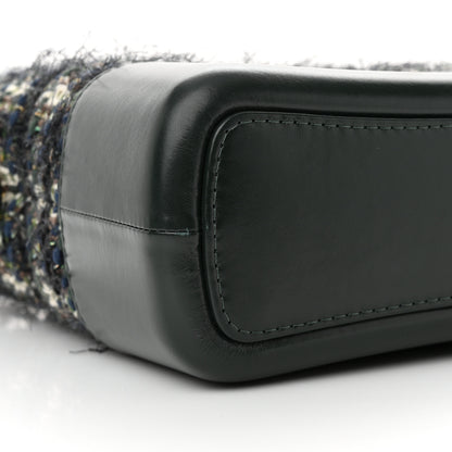 Chanel Tweed Calfskin Quilted Medium Gabrielle Hobo Dark Green 9 of 10