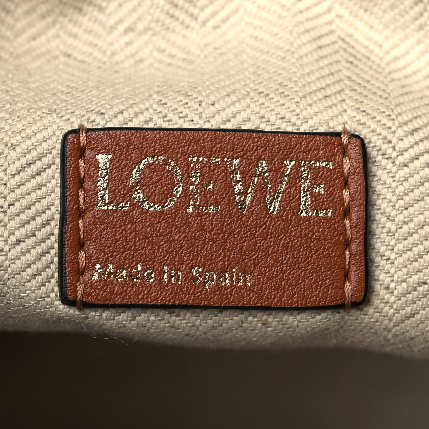 Jacquard Anagram Calfskin Small Cubi Bag Ecru Tan