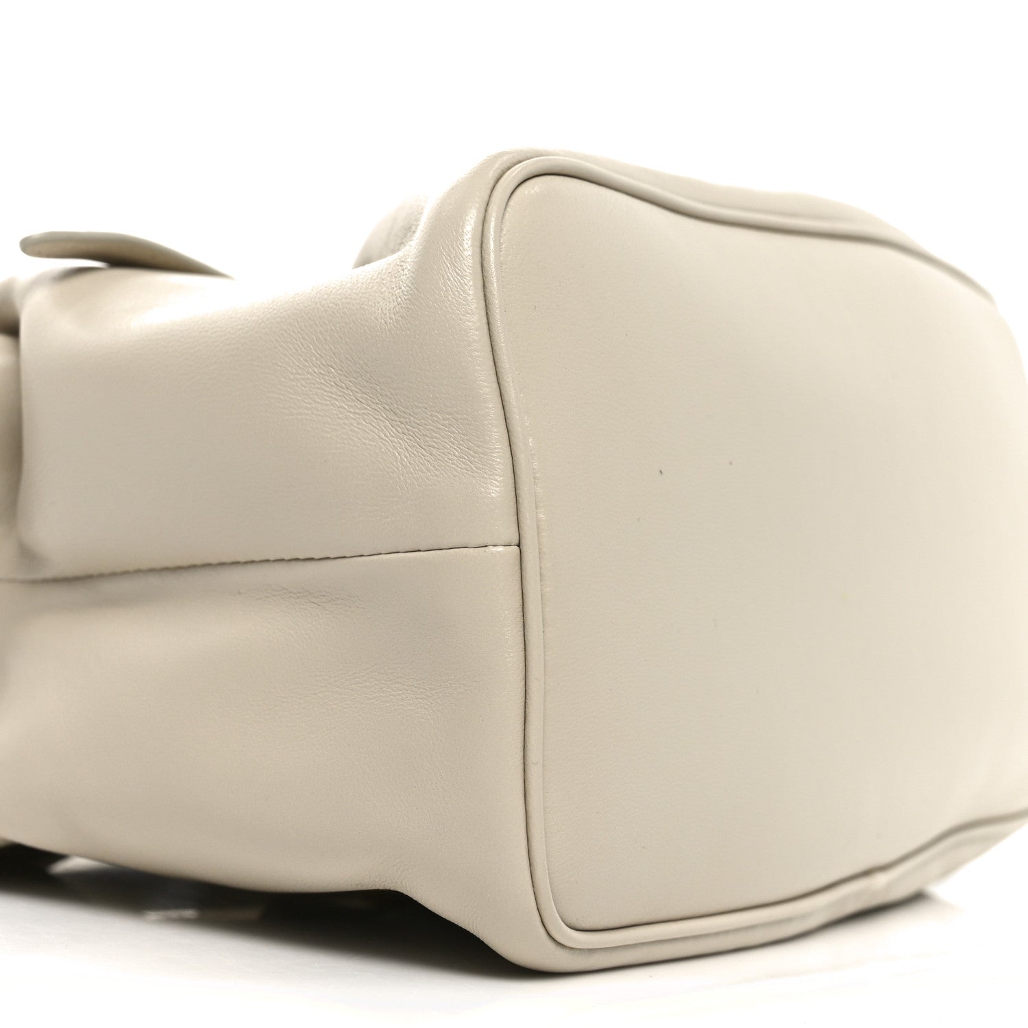 Prada Nappa Small Dada Shoulder Bag Ivory 8 of 10