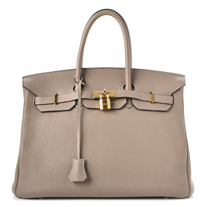 Hermes Togo Birkin 35 Gris Tourterelle 1 of 36