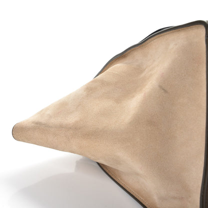 Celine Calfskin Suede Tri-color Large Trapeze Olive 18 of 22