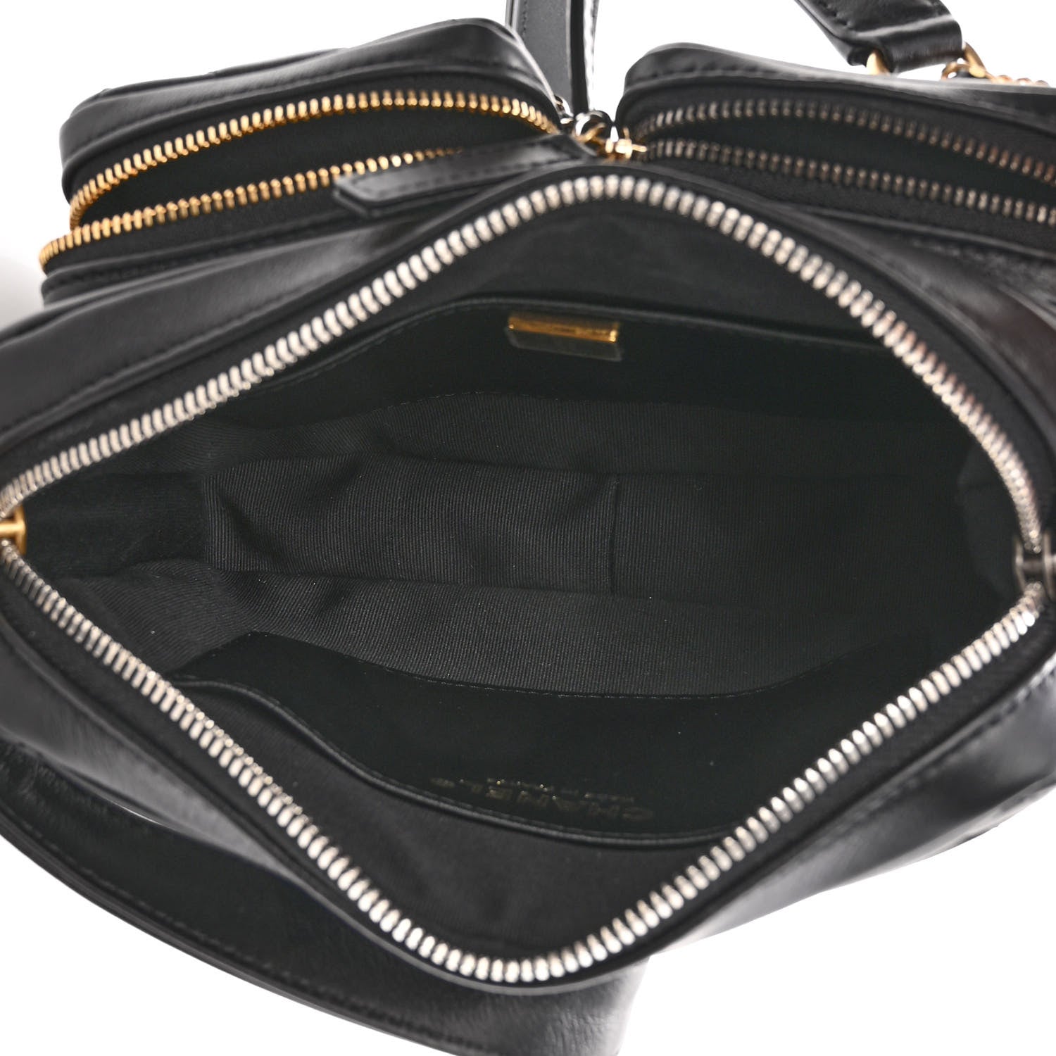 Chanel Calfskin Quilted Small Camera Case Black 5 of 10