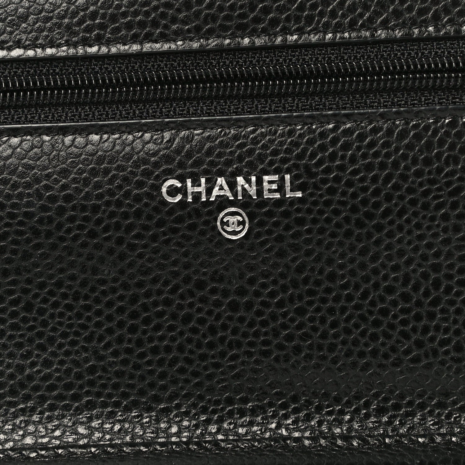 Chanel Caviar Quilted Wallet On Chain WOC Black 6 of 16