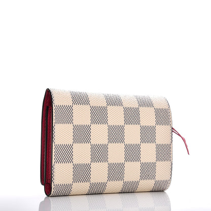 Louis Vuitton Damier Azur 2017 Christmas Animation Victorine Wallet 3 of 8