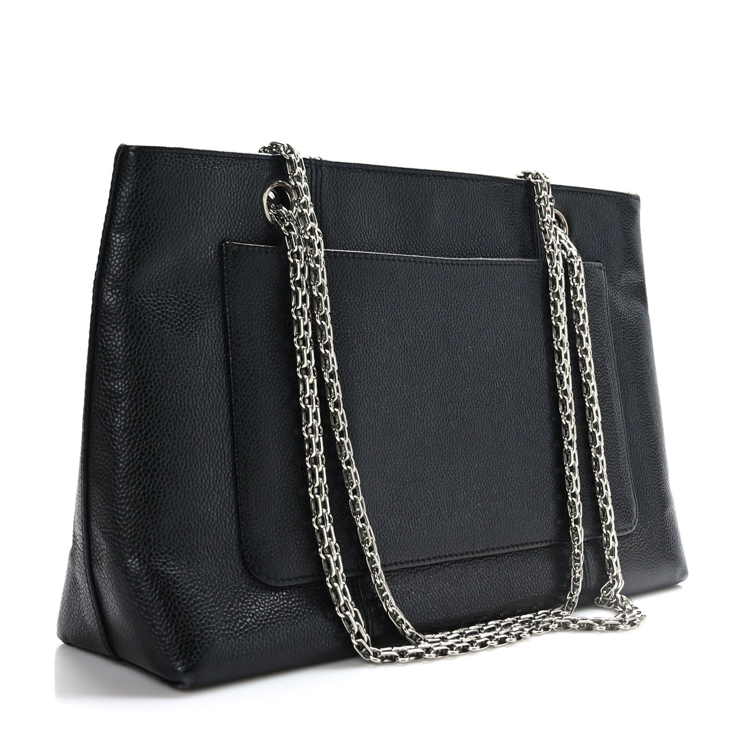 Caviar Bijoux Chain Shoulder Bag Black