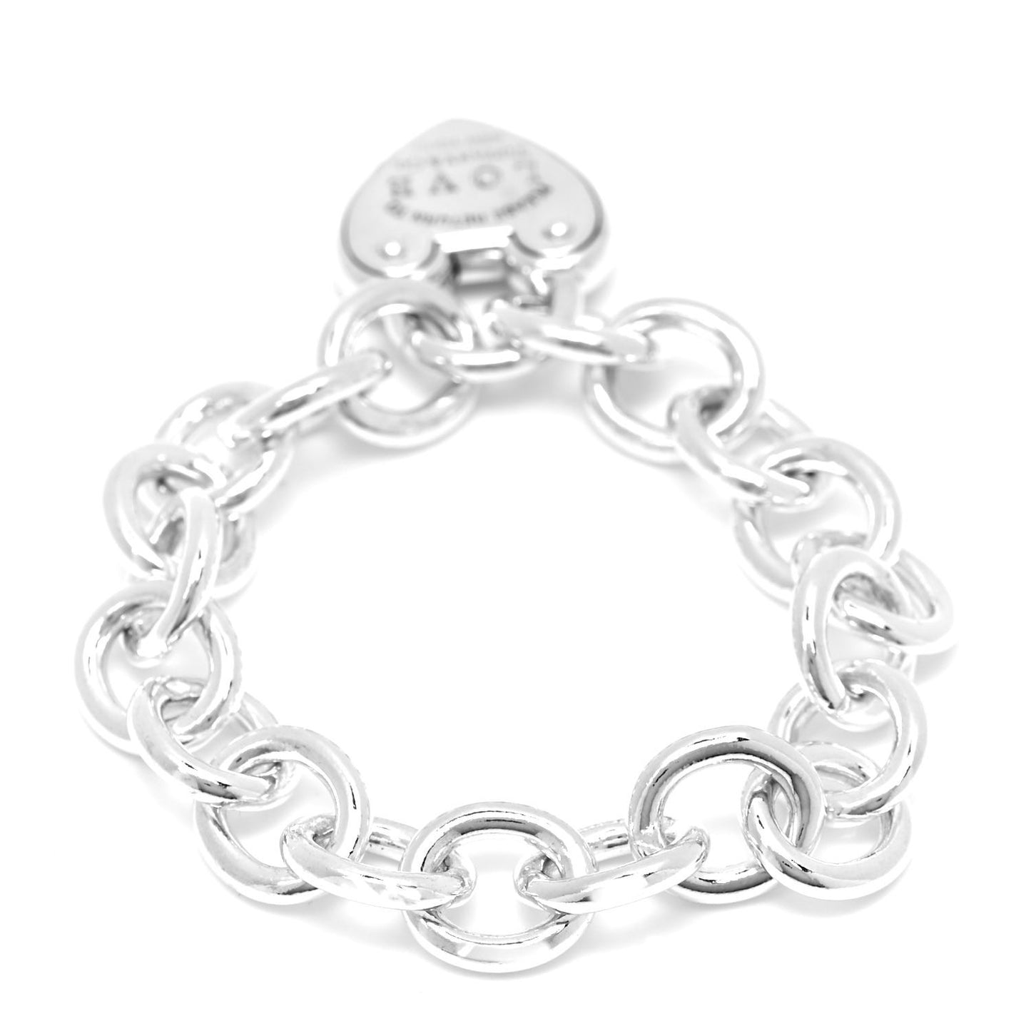 Sterling Silver Return to Tiffany Love Lock Bracelet