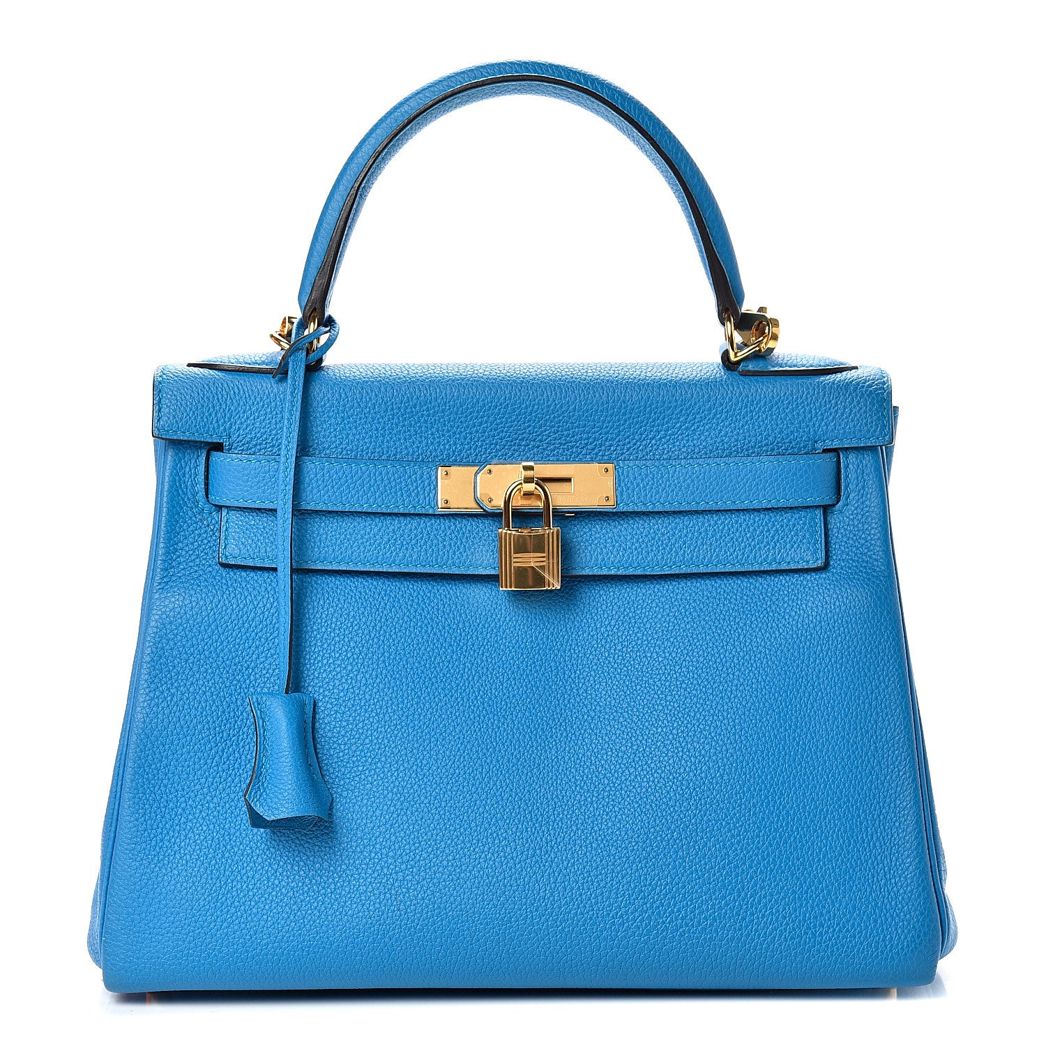Hermes Togo Kelly Retourne 28 Bleu Zanzibar 1 of 12