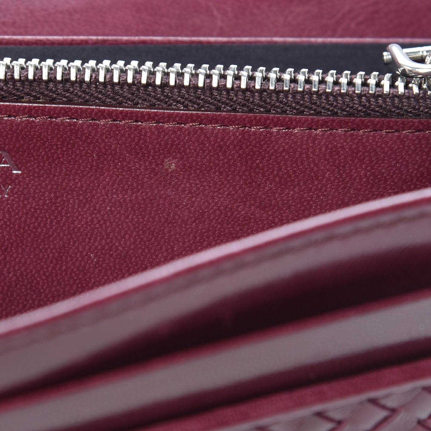 Goatskin Woven Continental Flap Wallet Ribes
