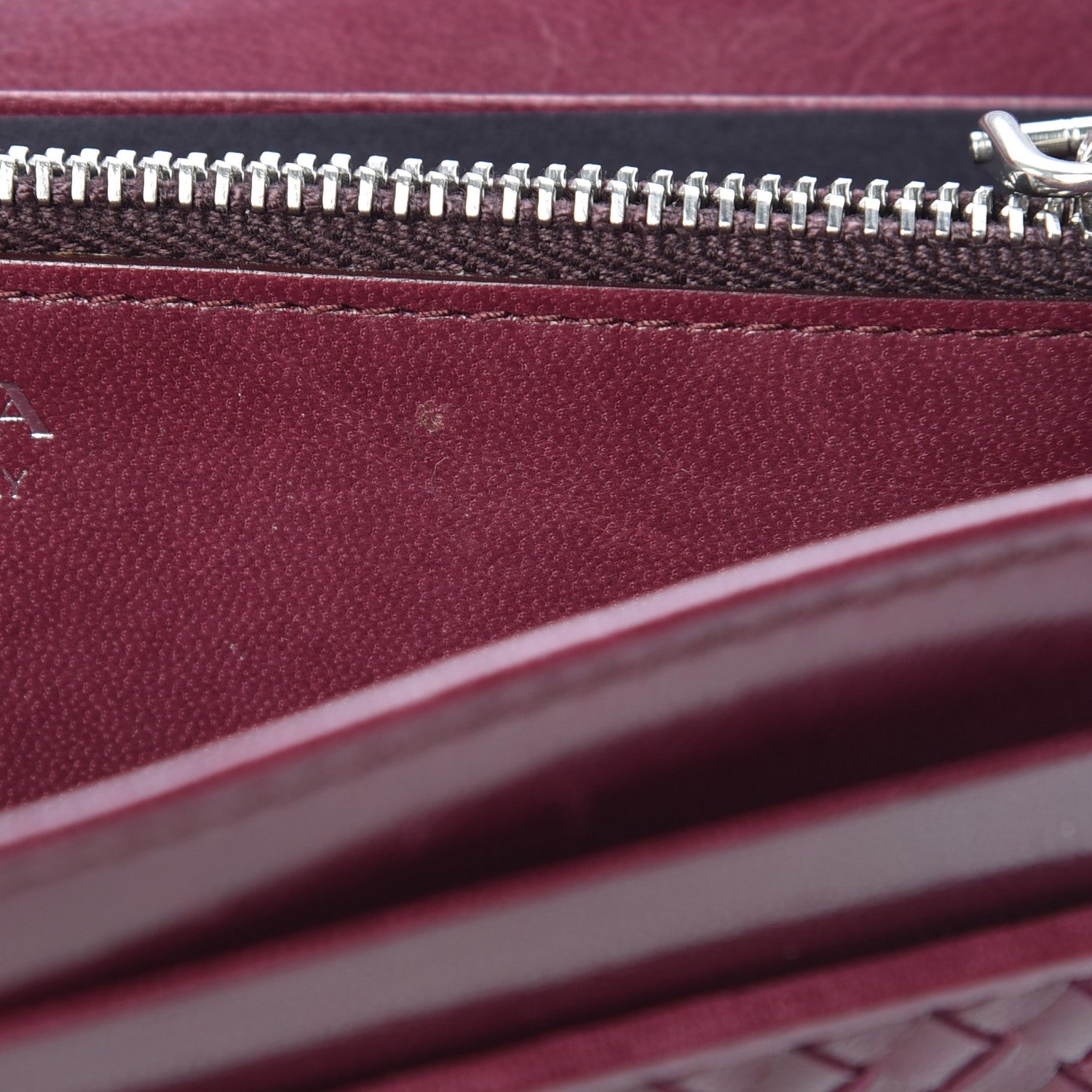 Prada Goatskin Woven Continental Flap Wallet Ribes 8 of 11